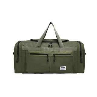 Sacoche valise multi-poches grande taille verte